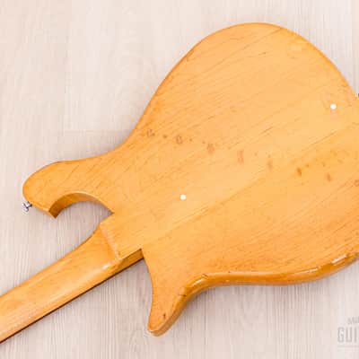1961 Rickenbacker 450 Combo Vintage Electric Guitar Mapleglo w/ Toaster Top Pickups, Case image 14