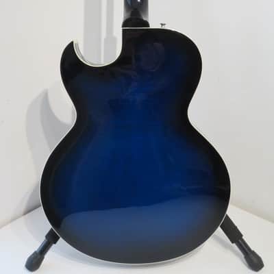 2007 Gibson ES-137 Classic Electric Guitar in Blue Burst with Original Hardshell Case image 5