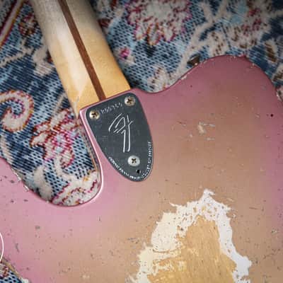 2025 Fender Custom Shop Ltd Tele Custom Heavy Relic Aged Twilight Sky image 18