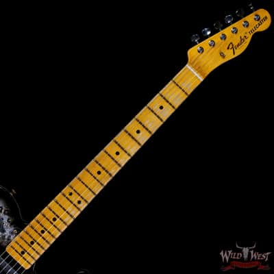 Fender Custom Shop Ron Thorn Masterbuilt 1968 Telecaster Maple Fingerboard Relic Black Paisley image 4