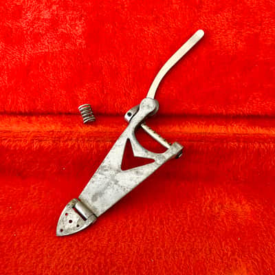 Gretsch Bigsby B6 vibrato tailpiece c 1960 - Nickel Chet Atkins 6210 Nashville original vintage USA image 2