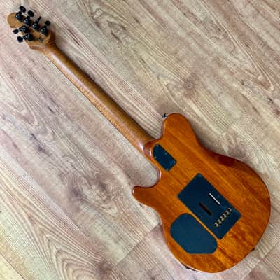 Ernie Ball Music Man BFR Axis Super Sport 2018 Buckeye Burl image 14