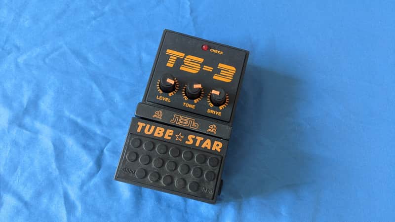 Lell TS-3 Tube Star Overdrive Rare post Soviet russian tube pedal image 1