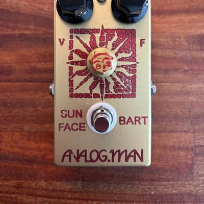 Analogman Sun Face BART Germanium Fuzz with Sun Dial Knob 2020 - 2021 Gold image 2