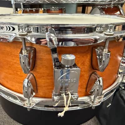 YAMAHA MIJ Maple Custom Absolute - Vintage natural snare drum 5.5 by 14 JAPAN image 3