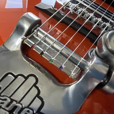 Ibanez AGR63 Hollow Body Electric guitar w/ Bigsby, Vibramate & Gigbag - Gretsch Orange - Gibson wiring harness UPGRADE image 9