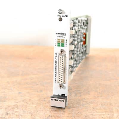 Studer Mic/Line In Card for D21m Modular I/O System CG01HQJ image 1