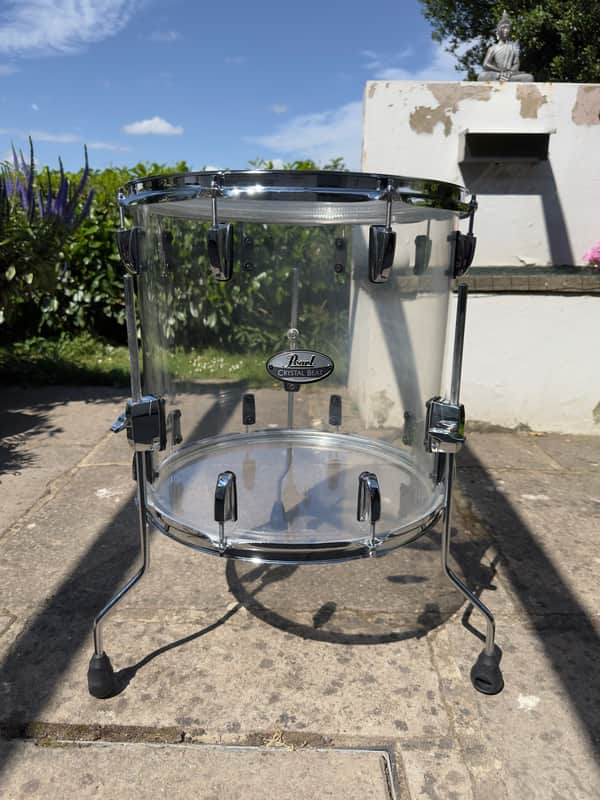 Pearl Crystal Beat 16” x 15” Acrylic Floor Tom Drum image 1