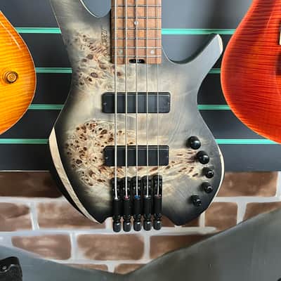 Cort Artisan Space 5 Star Dust Black 2024 5 String Headless Bass Guitar image 4
