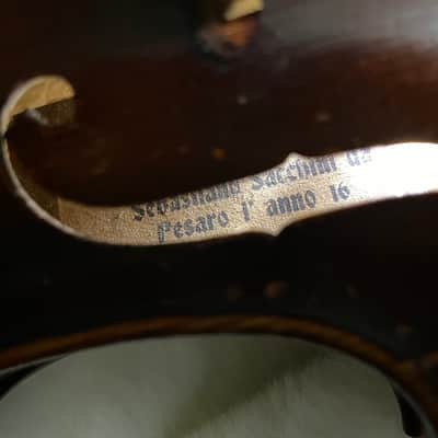 4/4 violin Sebastiano Sacchini Anno 16 - Italy image 7