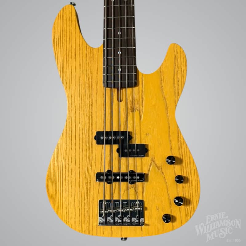 Sire Marcus Miller P6-5 String Bass Guitar, Rosewood Fingerboard, Butterscotch image 1