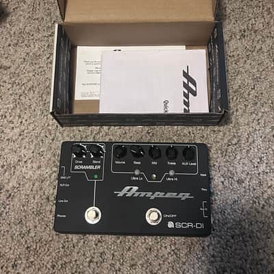 Ampeg SCR‑DI Bass DI Preamp with Scrambler Overdrive 2010s - Black image 3
