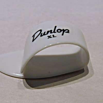 Dunlop 9004R White THUMB PICKS 6 Picks Extra Large White image 2