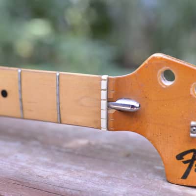 1972 Vintage Fender Stratocaster 3-Bolt NECK Maple Original Frets 1970's Strat Guitar image 5
