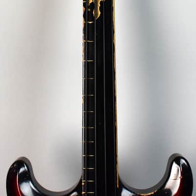 1960's Hohner Bartell Original Vintage Semi-Hollow Fretless Electric Bass Guitar image 21