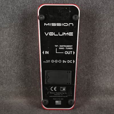 Mission Engineering VM-PRO-RD Buffered Volume Pedal - Red - 2nd Hand image 6