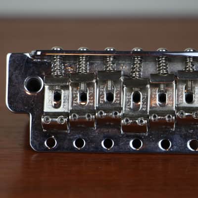 Fender Stratocaster PW-36 Steel Block Tremolo Bridge Assembly Narrow Spacing image 2