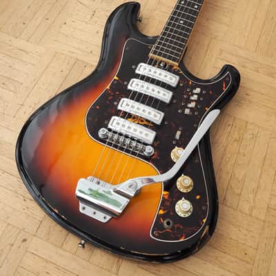 Sakai (~Teisco) EG4-T guitar - made in Japan - "Hertiecaster" - rare vintage image 3