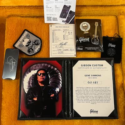 Gibson EB-0 Bass Gene Simmons Ebony Gloss (081) image 12