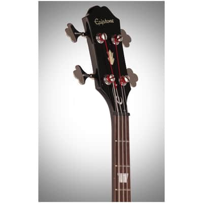 Epiphone EB-3 Electric Bass, Ebony image 6