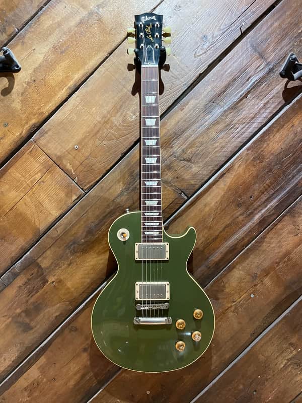 2015 Gibson Custom Shop R8 Les Paul Standard '58 Reissue VOS, Olive Drab image 1