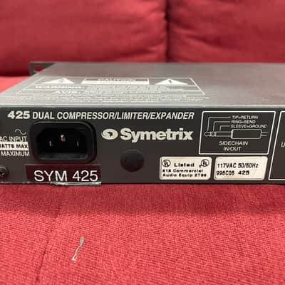 Symetrix 425 Dual Compressor/Limiter/Expander - Grey image 10