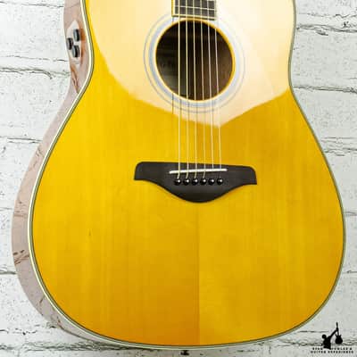 Yamaha FG-TA TransAcoustic Dreadnought Vintage Tint (#1134) image 2