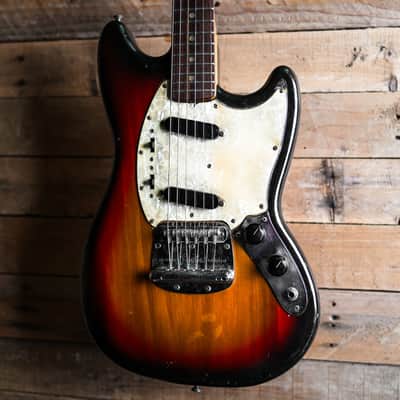 1973 Fender Mustang In 3 Tone Sunburst image 1