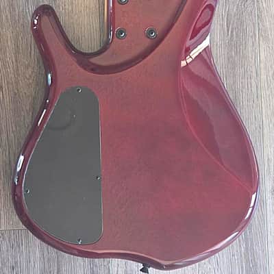 Tagima Rapture 5 MDoubles UQ Muli-Scale 5 String Bass 2026 - Fire Burst image 3