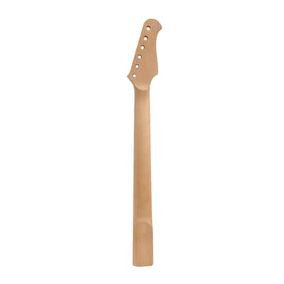 Reverse Headstock Mahogany Neck with Rosewood Fingerboard, Block Inlays, Unfinished image 5