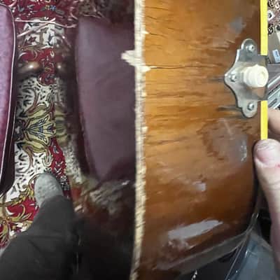 Egmond 12 String Dreadnought Acoustic Guitar 1960s image 16