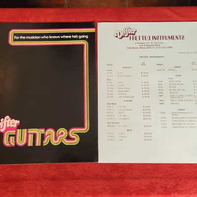 Vintage 1976 Drifter Catalog and Price Sheet Set #1 image 1