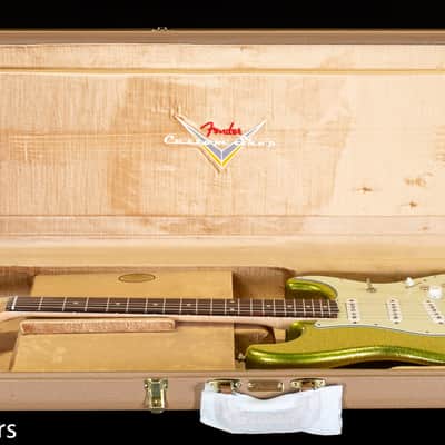 Fender Custom Shop Dick Dale Stratocaster Rosewood Fingerboard Chartreuse Sparkle (574) image 7