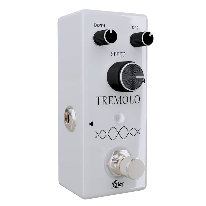ISET Guitar Tremolo Effect Pedal of Classic Trelicopter Effects Tremolo Pedals for Electric Guitar Effect True Bypass image 1