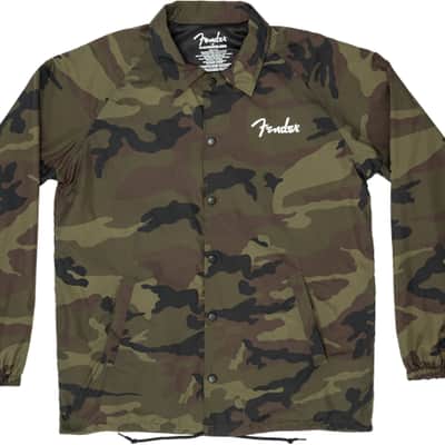 Genuine Fender Logo Camouflage Pattern Coaches Jacket Sz Extra Large #9192002606 image 1