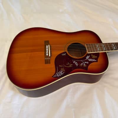 Vintage 1996 Epiphone Hummingbird - Cherry Sunburst - Made in Korea (MIK) - Free Pro Setup image 2