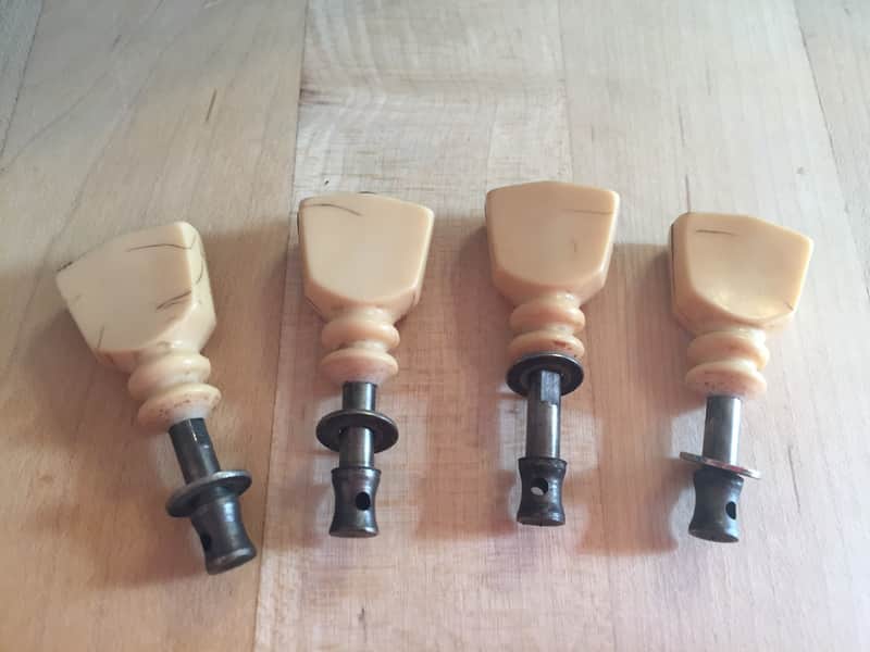Vintage 1940s Kluson Ukulele Tuners / Friction Pegs - Martin Style 2 image 1