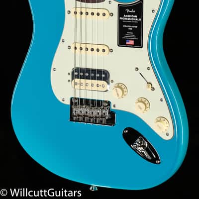 Fender American Professional II Stratocaster HSS, Rosewood Fingerboard, Miami Blue (609) image 1