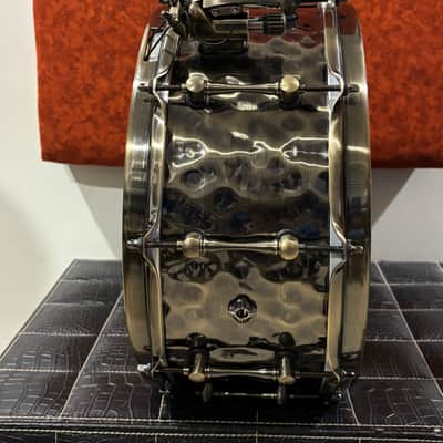 Mapex BPBR465HZN Black Panther Sledgehammer 14x6.5" Brass Snare Drum with Brass Hardware 2010s - Hammered Antique Brass image 3