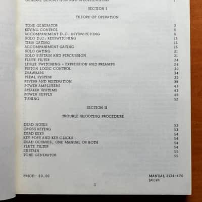 Gulbransen President 2134 - 4116W - 4217 Service Manual & Schematics - Technical Repair Guide - Vintage imagen 2