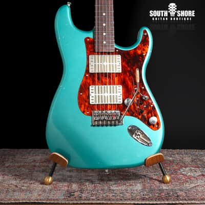 Waterslide Guitars - S-Style / Dual Foil - 2024 - Ocean Metallic. NEW, Authorized Dealer) image 1