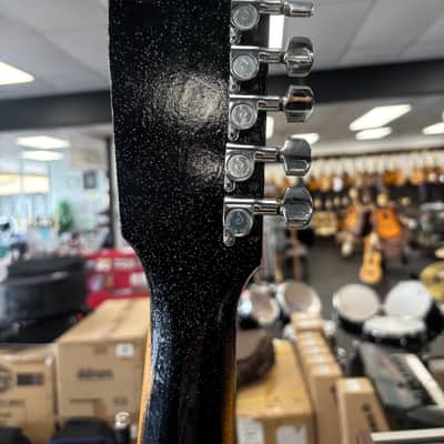 1960's Silvertone 1448 Semi-Hollowbody Electric Guitar with Built-In Tube Amp Hard Case image 9