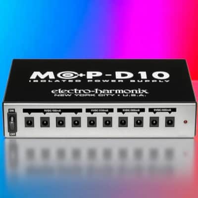 Electro-Harmonix MOP-10D Isolated Power Supply- Black image 2
