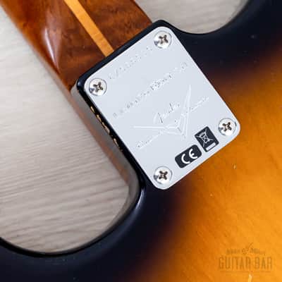 Fender Custom Shop 1956 Stratocaster Roasted Relic Faded Two-Tone Sunburst w/ Gold Guard, Fat '60s Pickups image 12