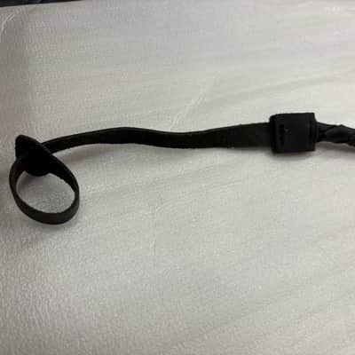Black Braided Leather Mandolin Strap - FIRE SALE image 7