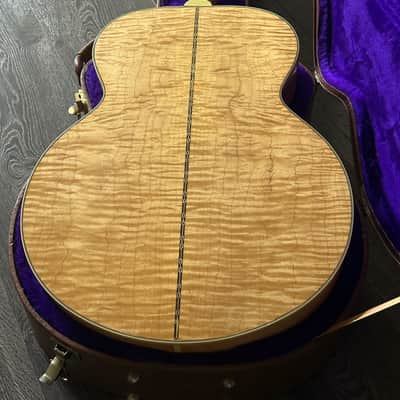 1998 Gibson SJ-200 Jumbo with Beautiful Flamed Maple & Pickup Original Case image 2