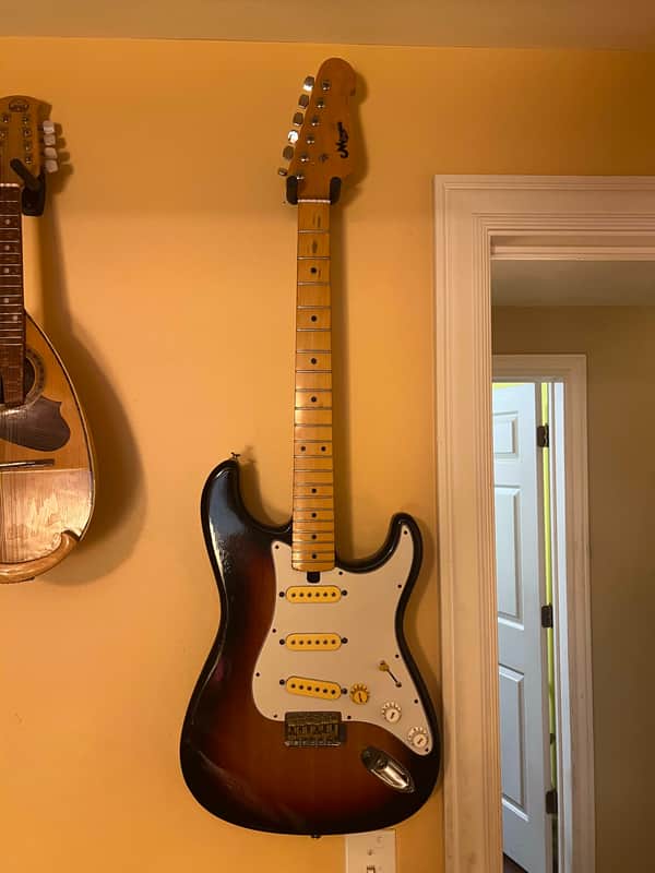 Vintage 1970s Memphis 102SB Stratocaster-Style MIJ Electric Guitar | Sunburst | Upgraded Wilkinson Tuners image 1