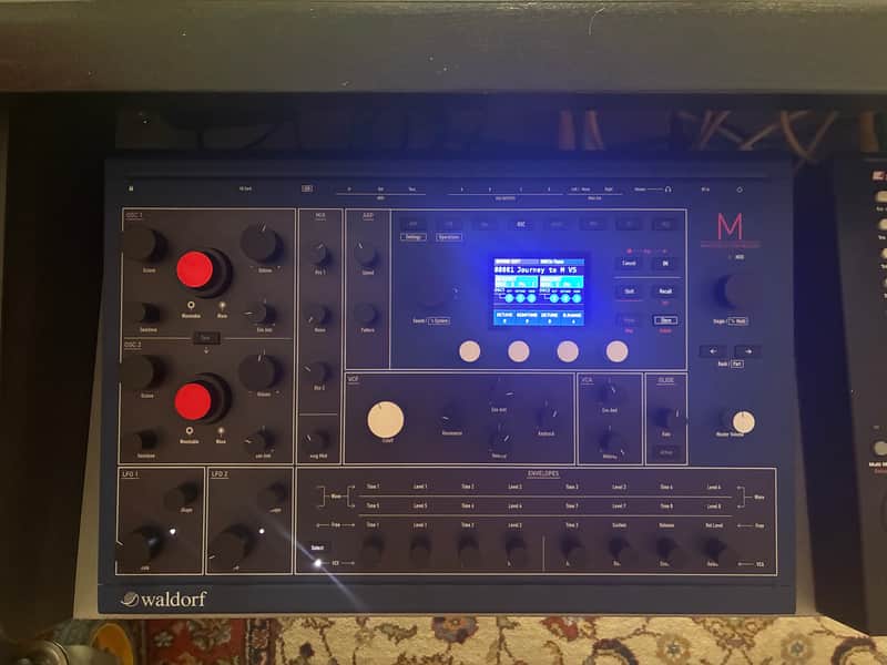 Waldorf M 8-Voice Wavetable Desktop Synthesizer 2021 - Present - Blue image 1