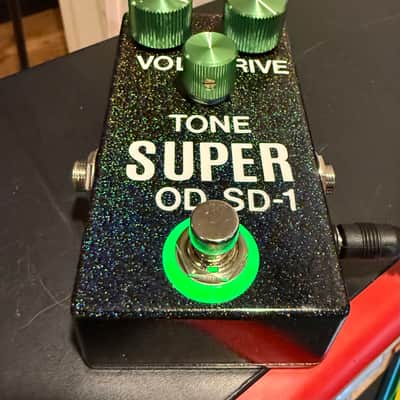 Custom PedalPCB Uber Drive 2026 - Sparkly powder coated (SD-1 clone) image 3
