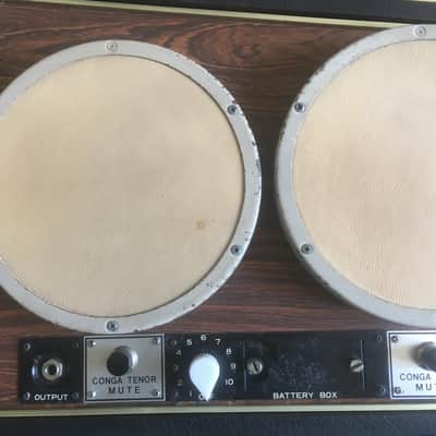 Super Rare Mica-Sonic Electronic Congo / Bongo / Wood Block Drum Machine image 2